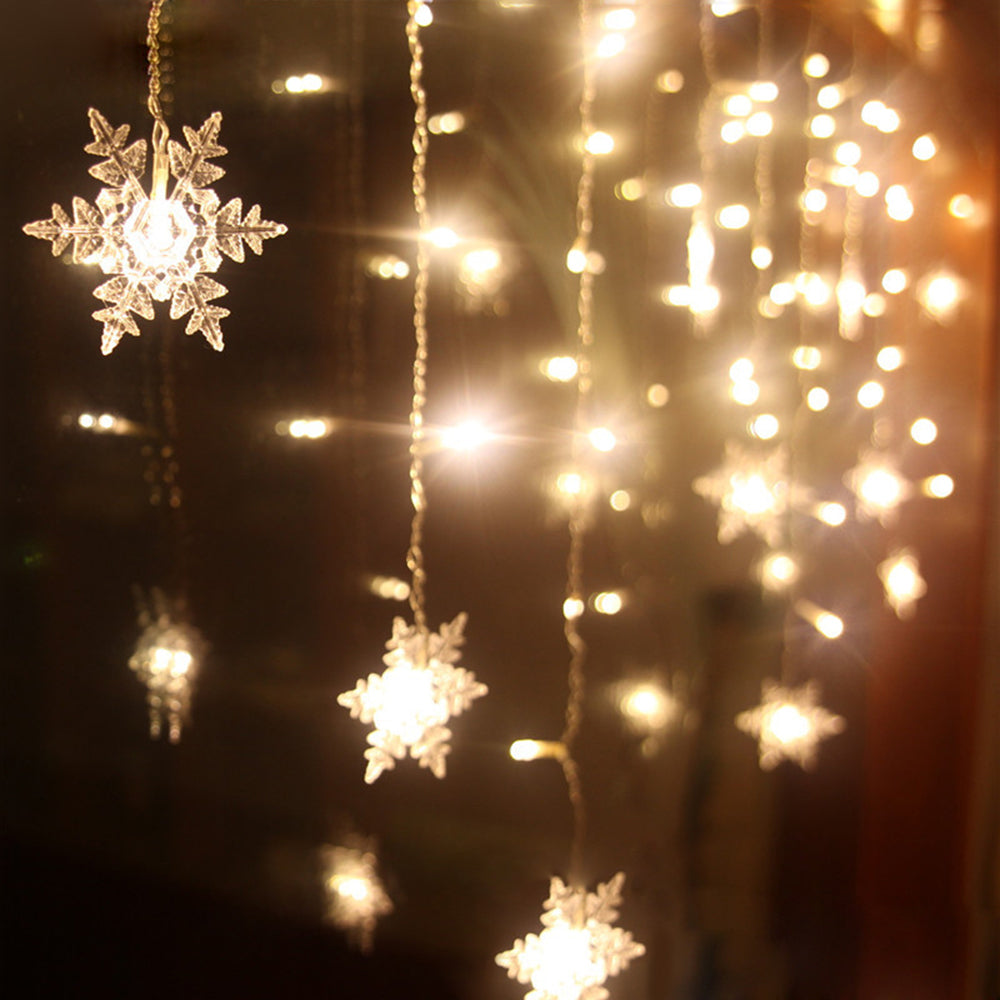 LED Ice Bar Lamp Snowflake Hanging Light