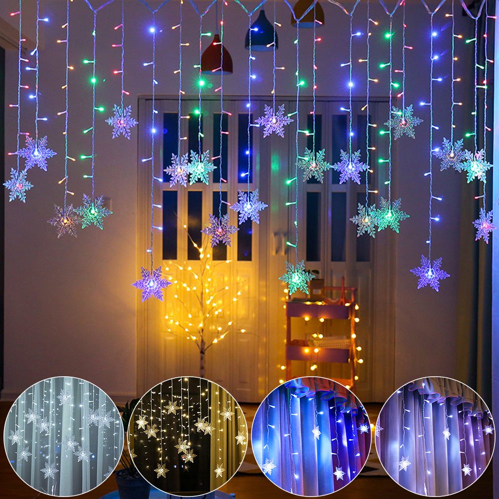 LED Ice Bar Lamp Snowflake Hanging Light