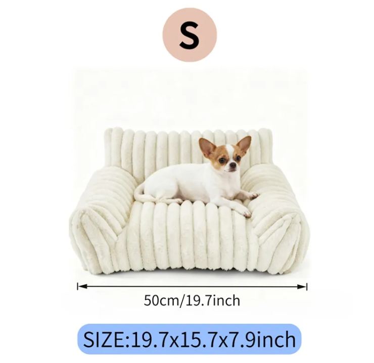 Fluffy Cat Couch Sofa Bed – Plush Comfort for Cats